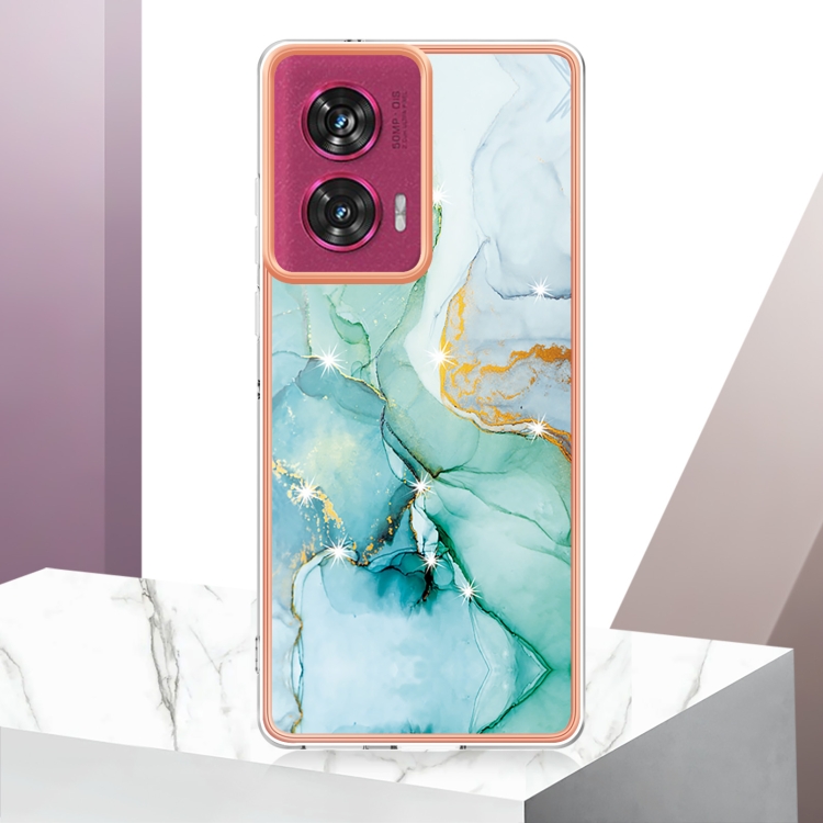 IMD MARBLE Husă De Protecție Pentru Motorola Edge 50 Fusion VERDE