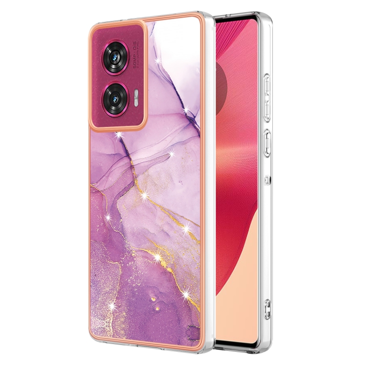 IMD MARBLE Husă De Protecție Pentru Motorola Edge 50 Fusion VIOLET