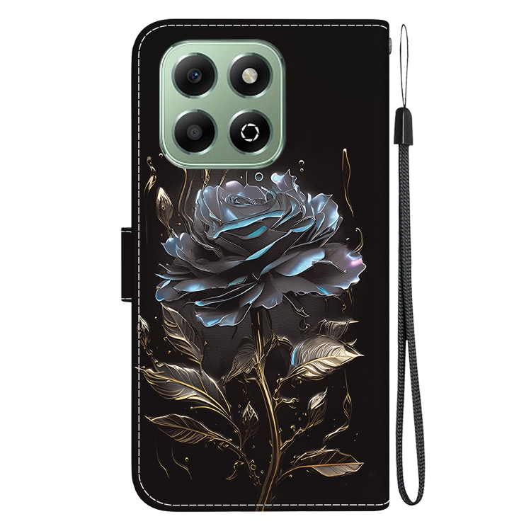 ART Husă Portofel Pentru Honor X6b BLACK ROSE