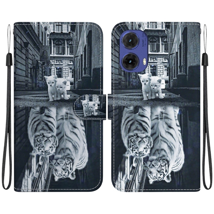 ART Husă Portofel Pentru Motorola Moto G85 5G TIGER