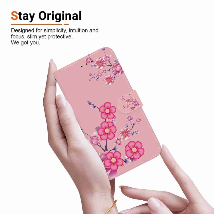 ART Husă Portofel Pentru Motorola Moto G85 5G CHERRY BLOSSOM