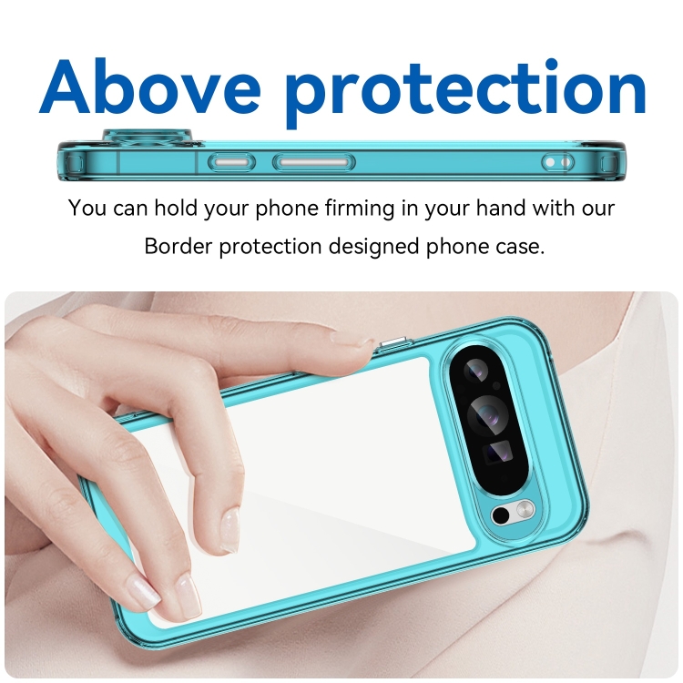 CRYSTAL Husă De Protecție Pentru Google Pixel 9 Pro Turcoaz