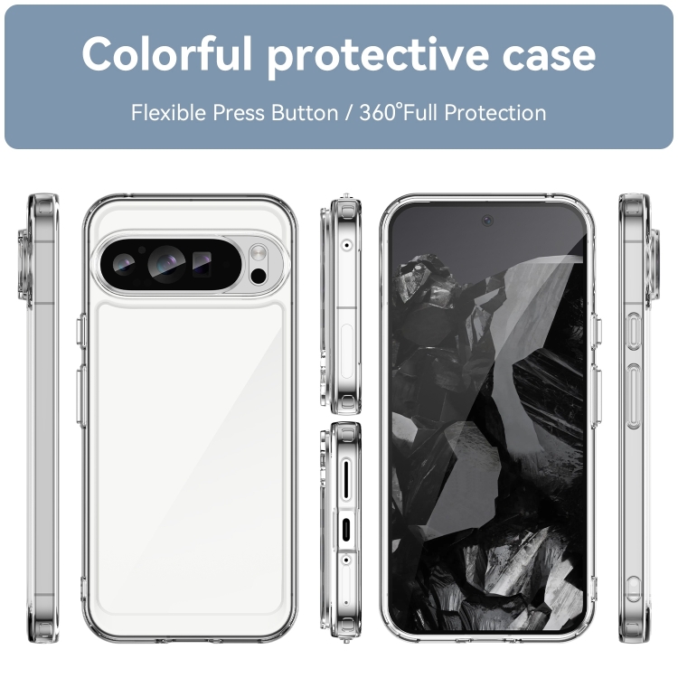 CRYSTAL Husă De Protecție Pentru Google Pixel 9 Pro Transparent