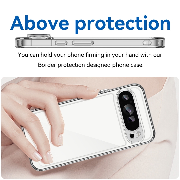 CRYSTAL Husă De Protecție Pentru Google Pixel 9 Pro Transparent