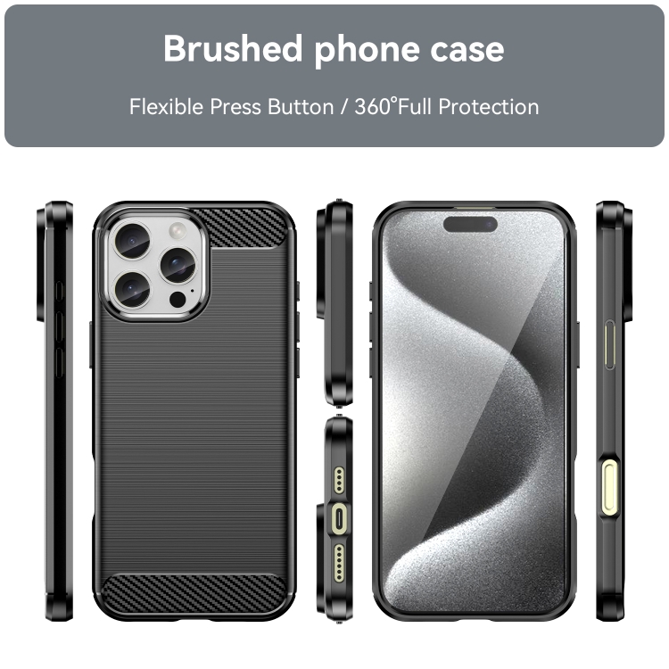 FLEXI TPU Husă De Protecție Apple IPhone 16 Pro Max Negru