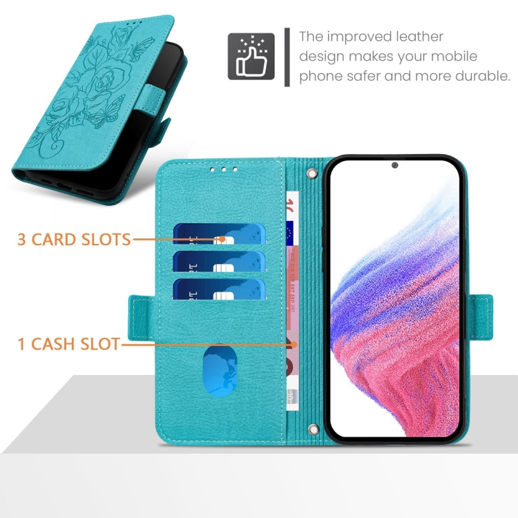 ART MEADOW Husă Portofel Pentru Vivo V40 SE 5G Albastru Deschis