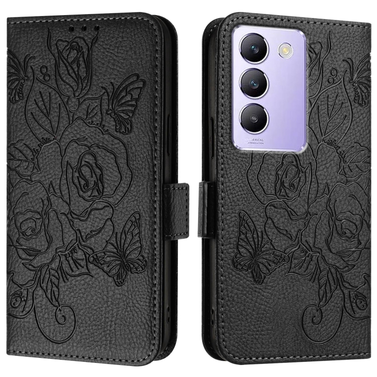 ART MEADOW Husă Portofel Pentru Vivo V40 SE 5G Negru