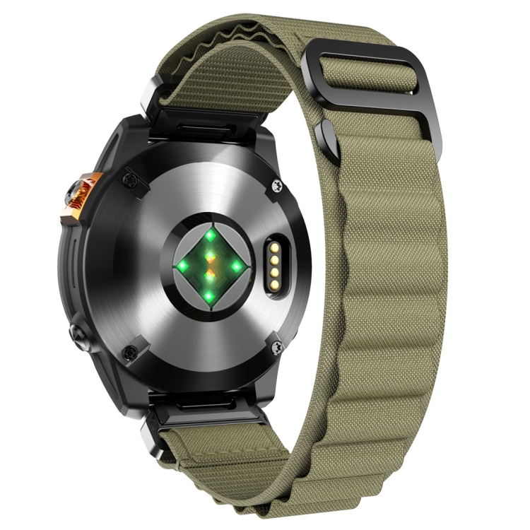 Curea PROTEMIO Alpine Pentru Ceasuri Inteligente Cu O Latime De 22 Mm Verde-kaki