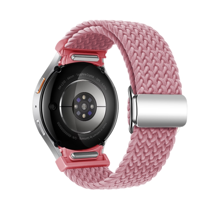 Curea Din Nailon împletită Pentru Samsung Galaxy Watch 7 (40 / 44 Mm) PINK