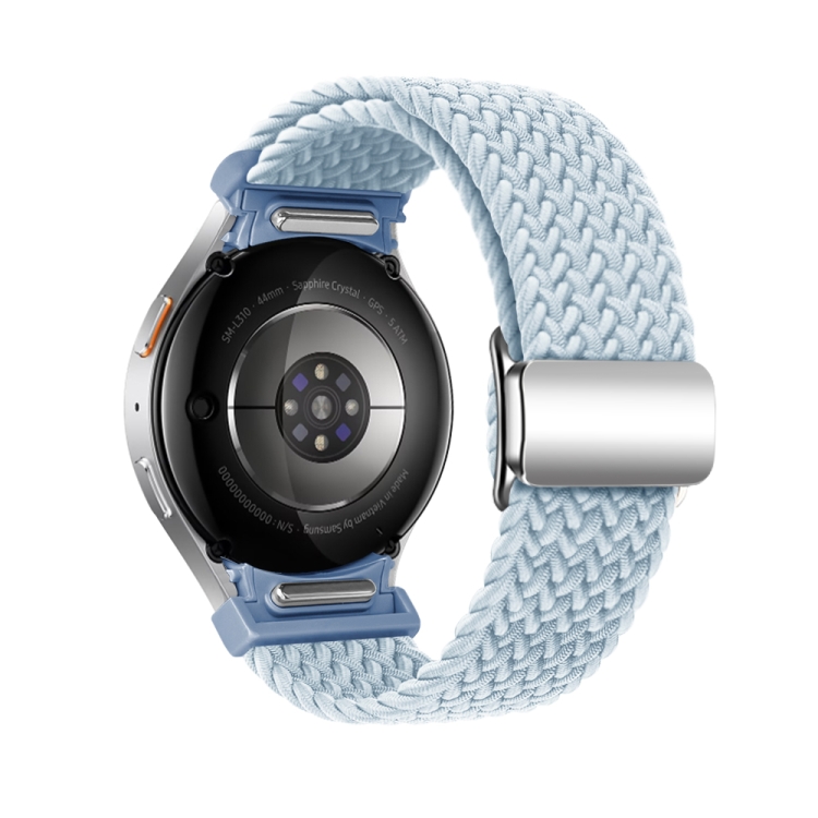 Curea De Nailon împletită Pentru Samsung Galaxy Watch 7 (40 / 44 Mm) FOG BLUE