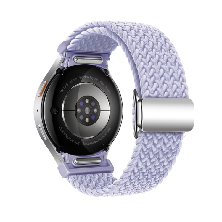 Curea Din Nailon împletită Pentru Samsung Galaxy Watch 7 (40 / 44 Mm) Portocaliu FOG PURPLE