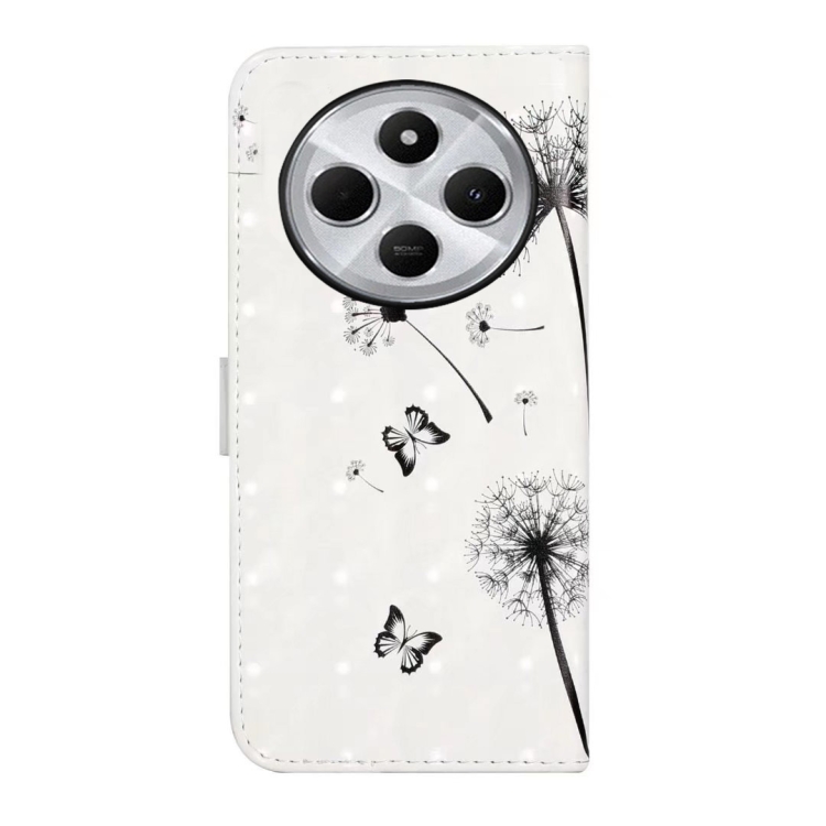 ART Husă Portofel Pentru Xiaomi Redmi 14C / Poco C75 DANDELION