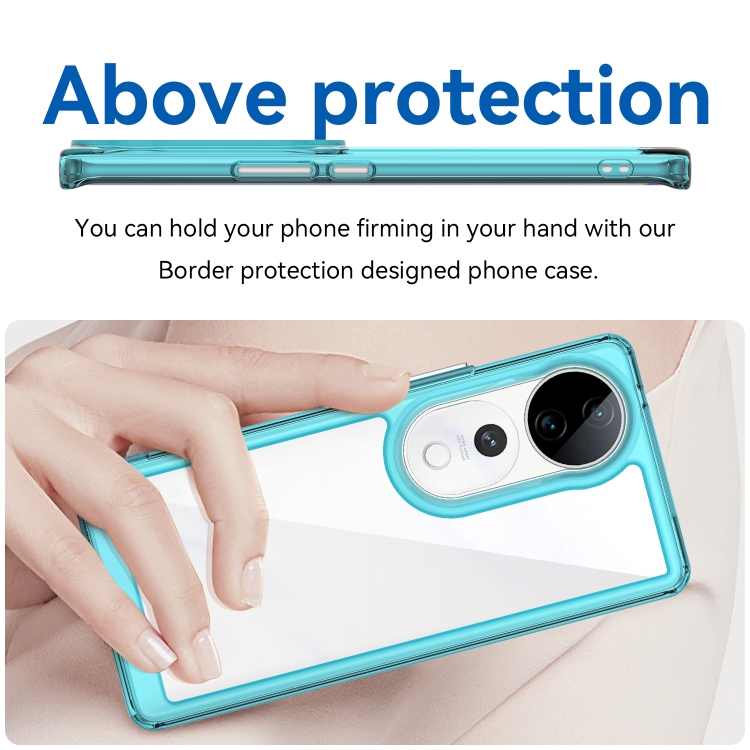 CRYSTAL Husă De Protecție Pentru Vivo V40 5G Turcoaz