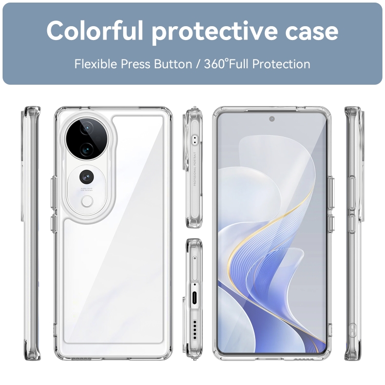 CRYSTAL Husă De Protecție Pentru Vivo V40 5G Transparent