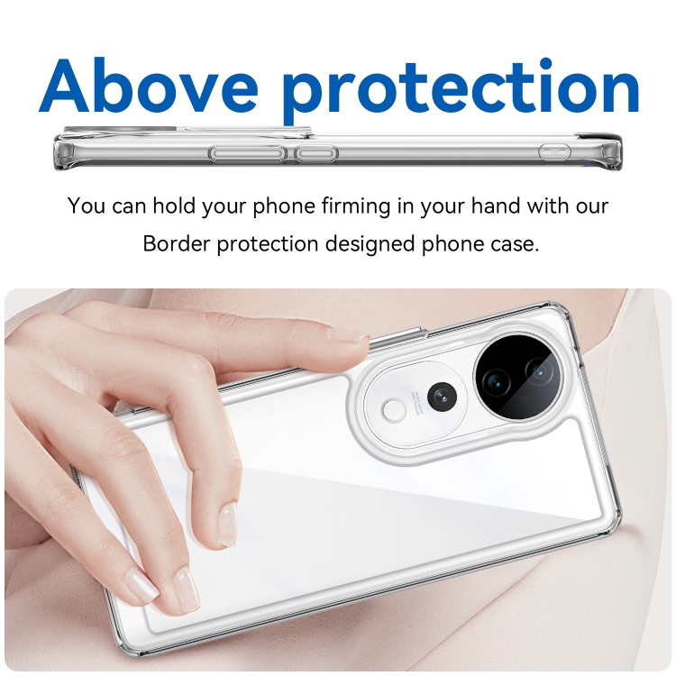 CRYSTAL Husă De Protecție Pentru Vivo V40 5G Transparent