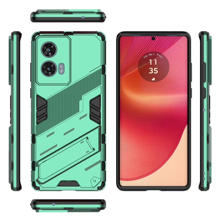 BIB Husă De Protecție Cu Suport Pentru Motorola Edge 50 Fusion Verde