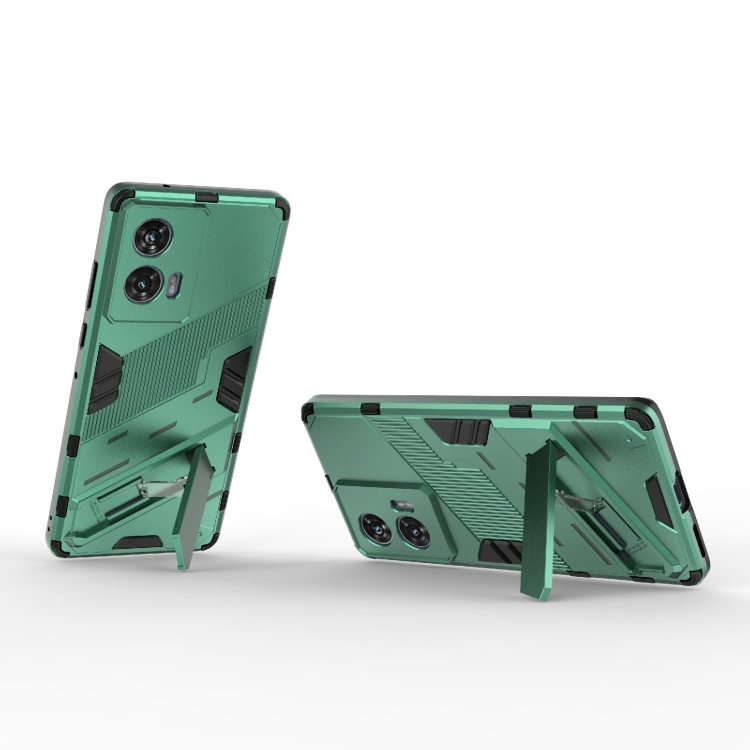 BIB Husă De Protecție Cu Suport Pentru Motorola Edge 50 Fusion Verde