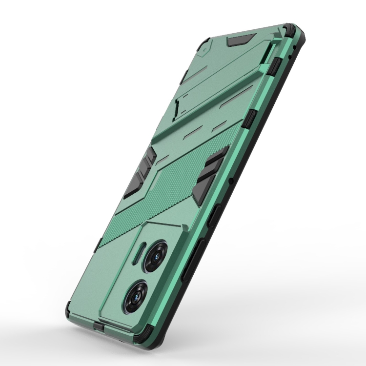 BIB Husă De Protecție Cu Suport Pentru Motorola Edge 50 Fusion Verde