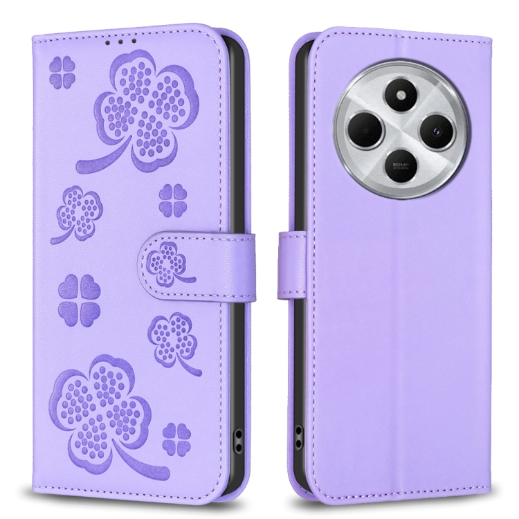 ART CLOVER Husă Portofel Pentru Xiaomi Redmi 14C / Poco C75 Violet