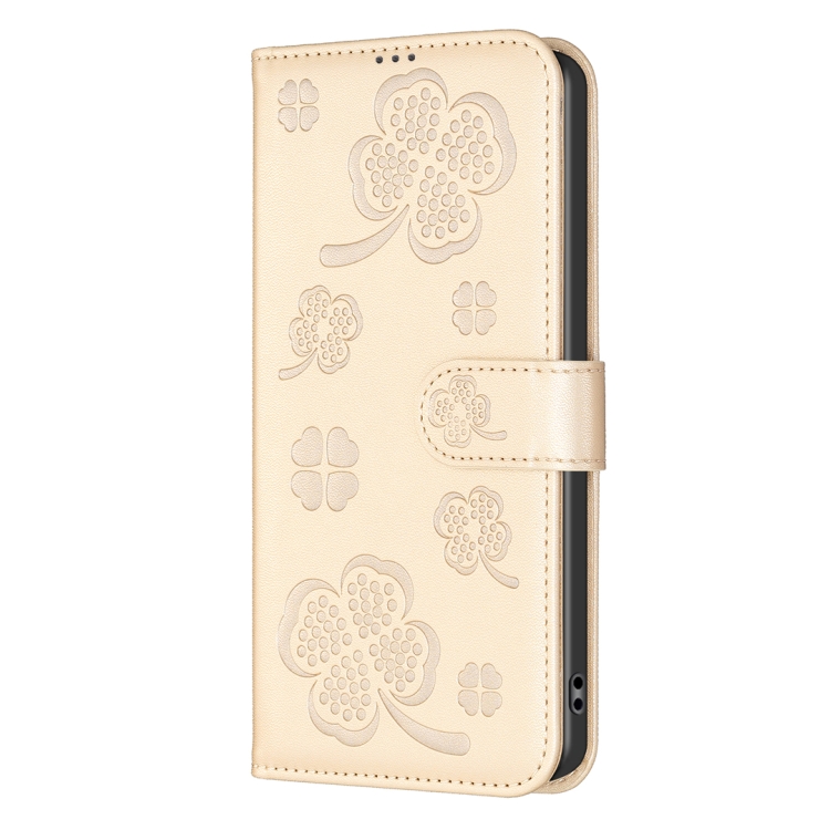 ART CLOVER Husă Portofel Pentru Xiaomi Redmi 14C / Poco C75 Gold