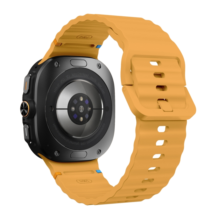 WAVY Curea Din Silicon Pentru Samsung Galaxy Watch Ultra 47mm Galben