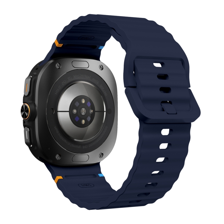 WAVY Curea Din Silicon Pentru Samsung Galaxy Watch Ultra 47mm Albastru închis