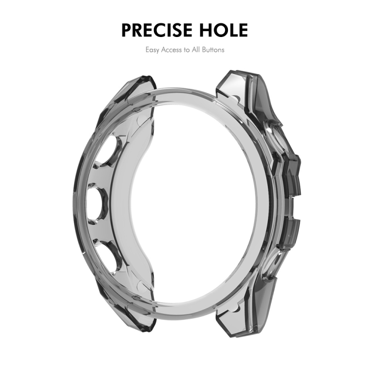 TPU HALF CAPAC Husa Pentru Garmin Fenix 8 43mm Gri