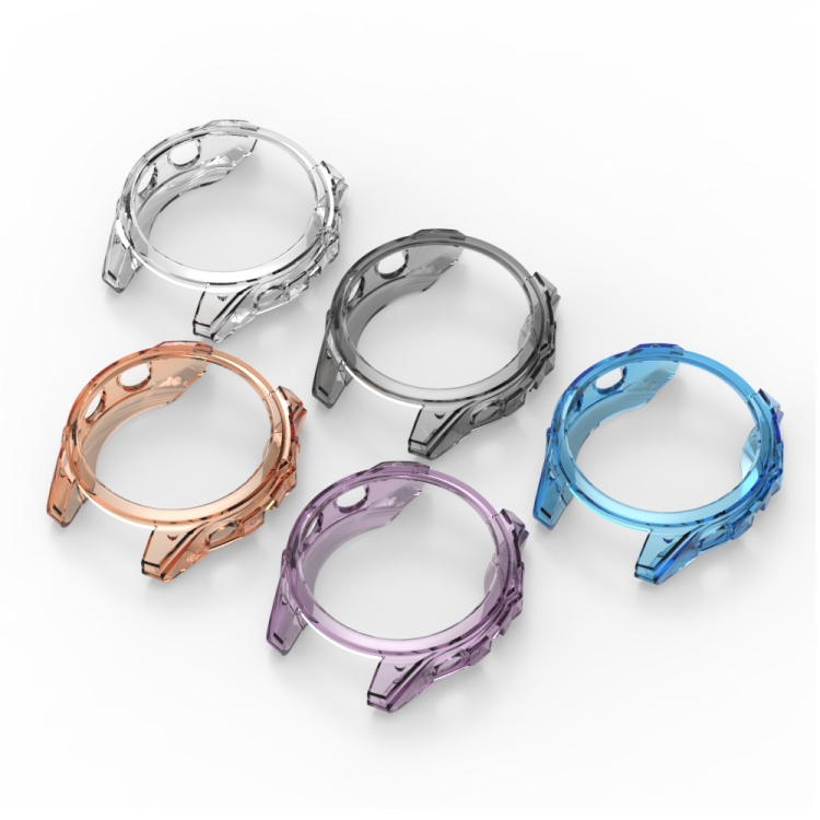 TPU HALF CAPAC Capac Pentru Garmin Fenix 8 47mm Transparent