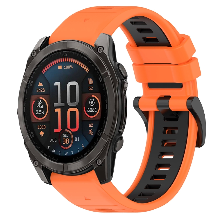 SPORT Curea Din Silicon înlocuibilă Garmin Fenix 8 47mm Portocaliu