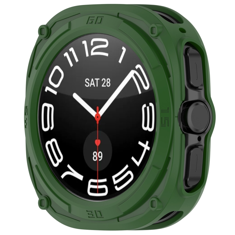 TPU HALF CAPAC Capac Pentru Samsung Galaxy Watch Ultra 47mm Verde