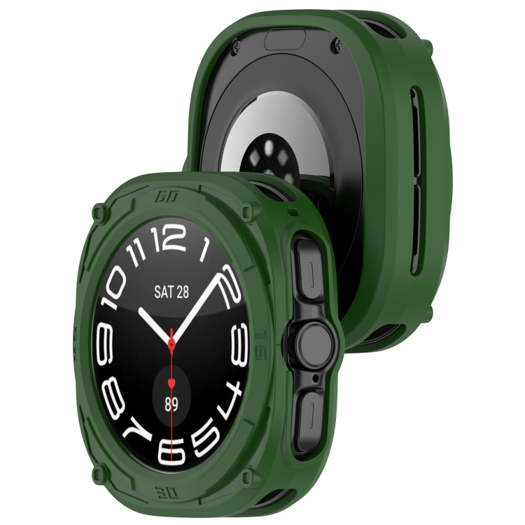 TPU HALF CAPAC Capac Pentru Samsung Galaxy Watch Ultra 47mm Verde