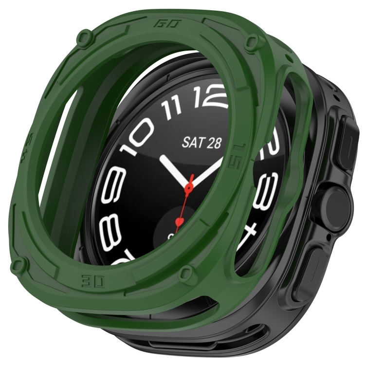 TPU HALF CAPAC Capac Pentru Samsung Galaxy Watch Ultra 47mm Verde