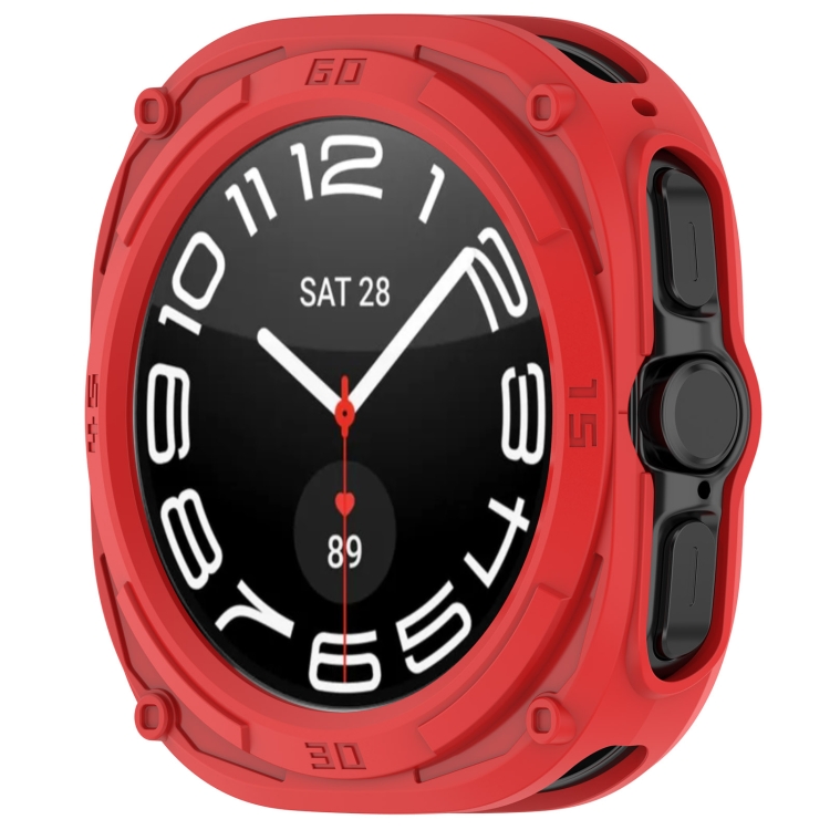 TPU HALF CAPAC Capac Pentru Samsung Galaxy Watch Ultra 47mm Roșu