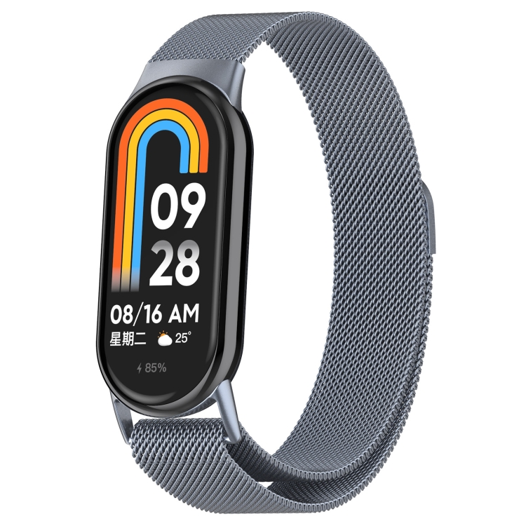 MILANESE Curea Metalică Pentru Xiaomi Smart Band 9 Gri