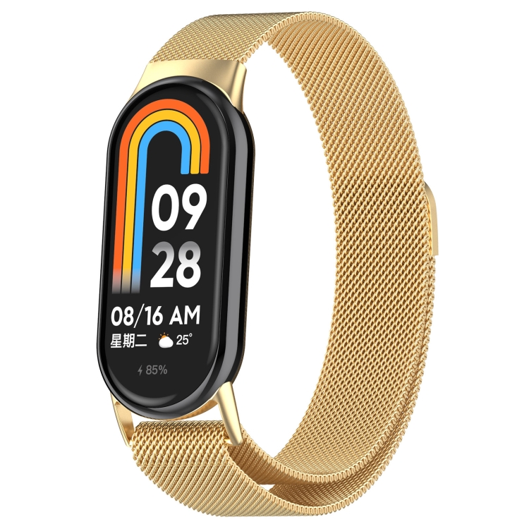 MILANESE Curea Metalică Pentru Xiaomi Smart Band 9 Gold