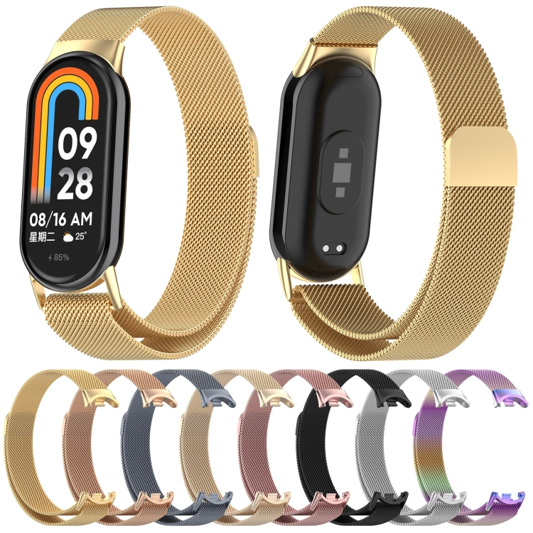 MILANESE Curea Metalică Pentru Xiaomi Smart Band 9 Gold