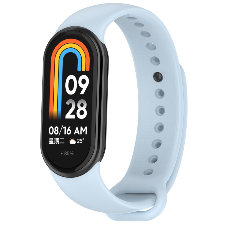 SILICONE Curea înlocuibilă Pentru Xiaomi Smart Band 9 Albastru Deschis