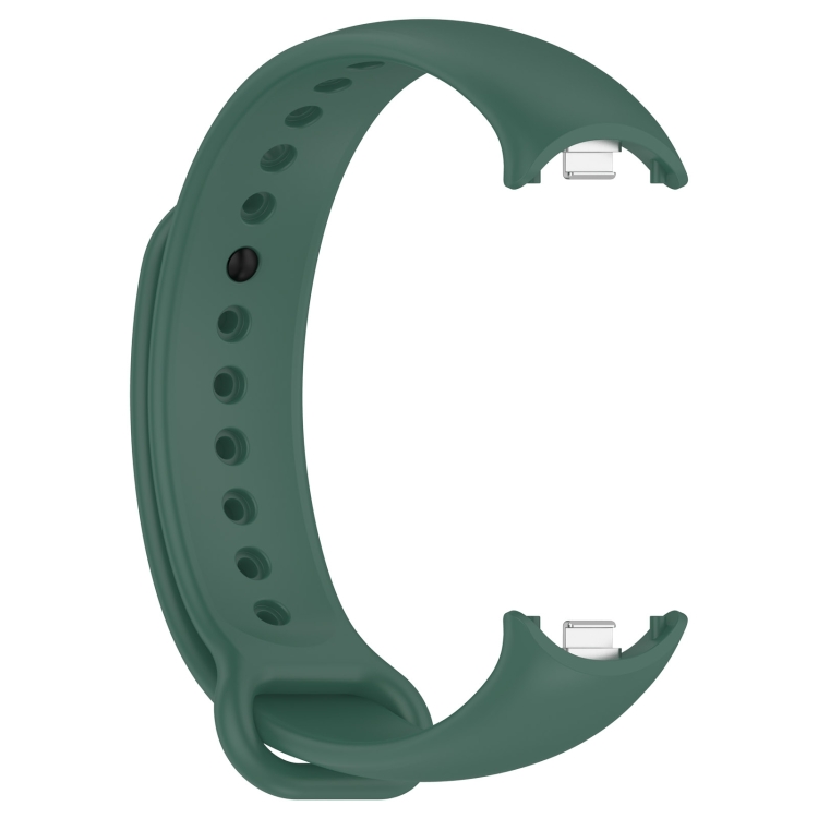 SILICONE Curea înlocuibilă Pentru Xiaomi Smart Band 9 Verde închis