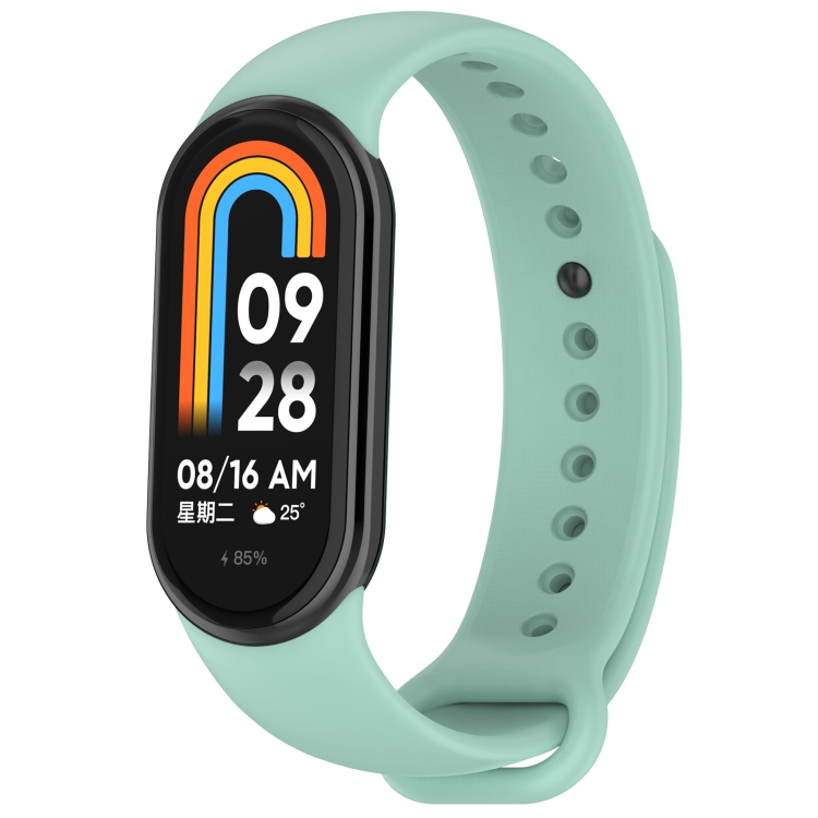 SILICONE Curea înlocuibilă Pentru Xiaomi Smart Band 9 Verde Deschis