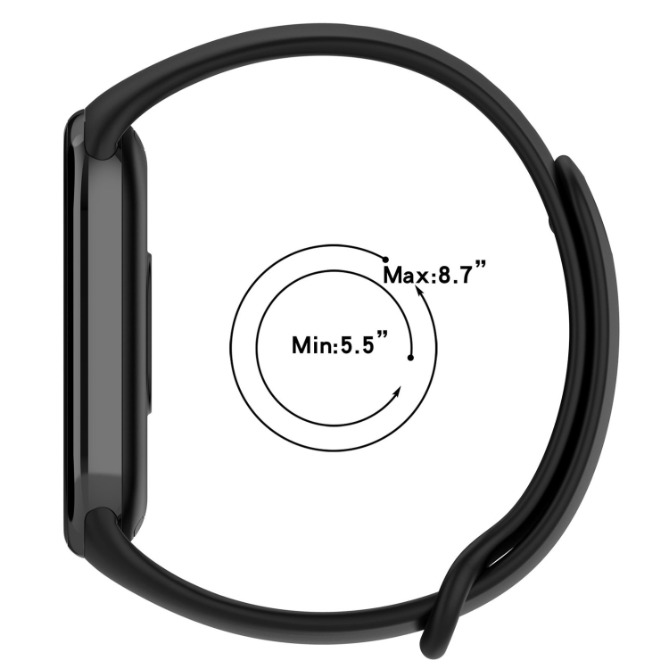 SILICONE Curea înlocuibilă Pentru Xiaomi Smart Band 9 Albastru Deschis