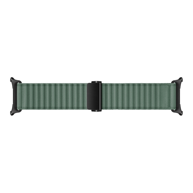 OCEAN NYLON Curea înlocuibilă Pentru Samsung Galaxy Watch Ultra 47mm Verde închis