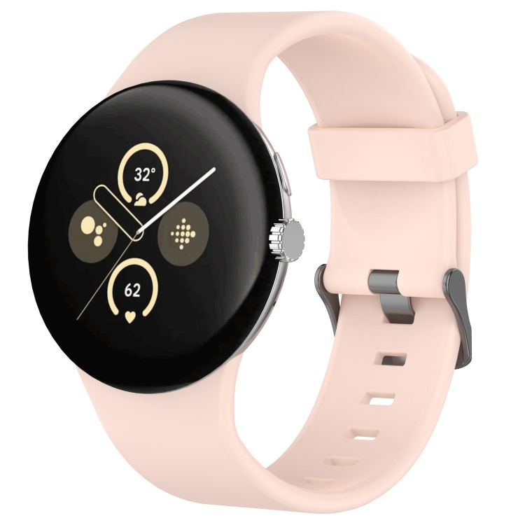 SILICONE Curea înlocuibilă Pentru Google Pixel Watch 3 45mm Roz Deschis