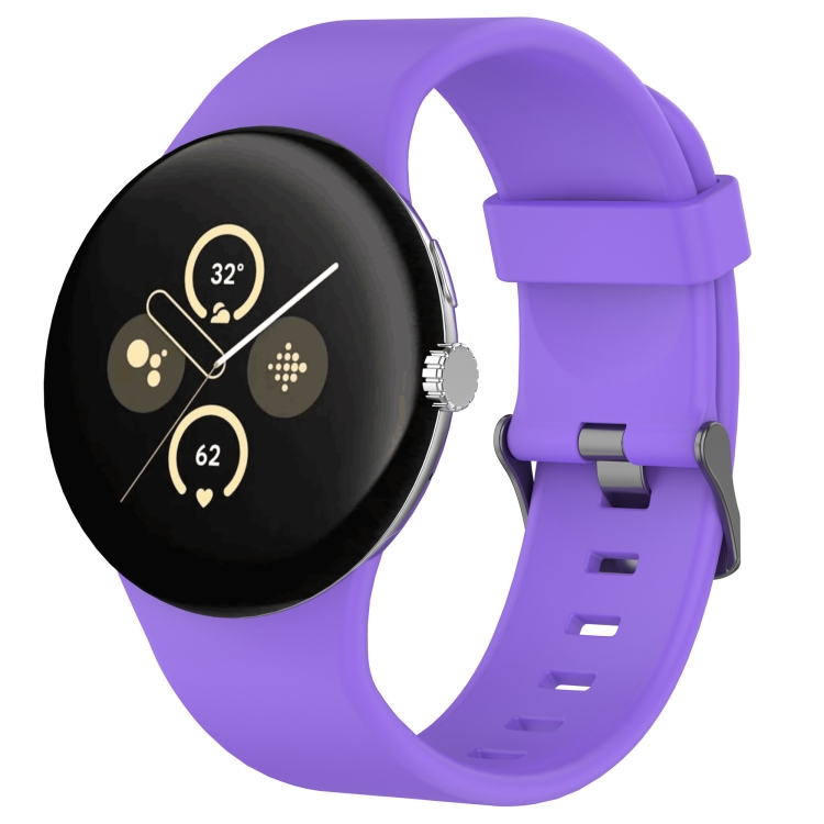 SILICONE Curea Interschimbabilă Pentru Google Pixel Watch 3 45 Mm Violet