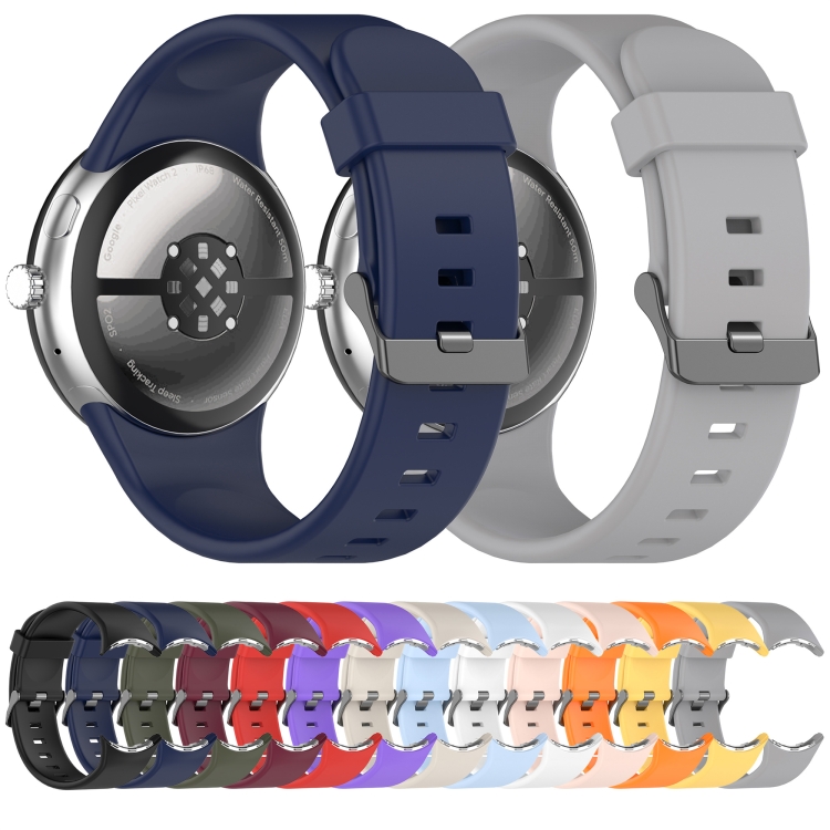 SILICONE Curea înlocuibilă Pentru Google Pixel Watch 3 45mm Galben