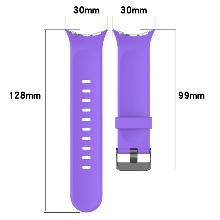 SILICONE Curea Interschimbabilă Pentru Google Pixel Watch 3 45 Mm Violet