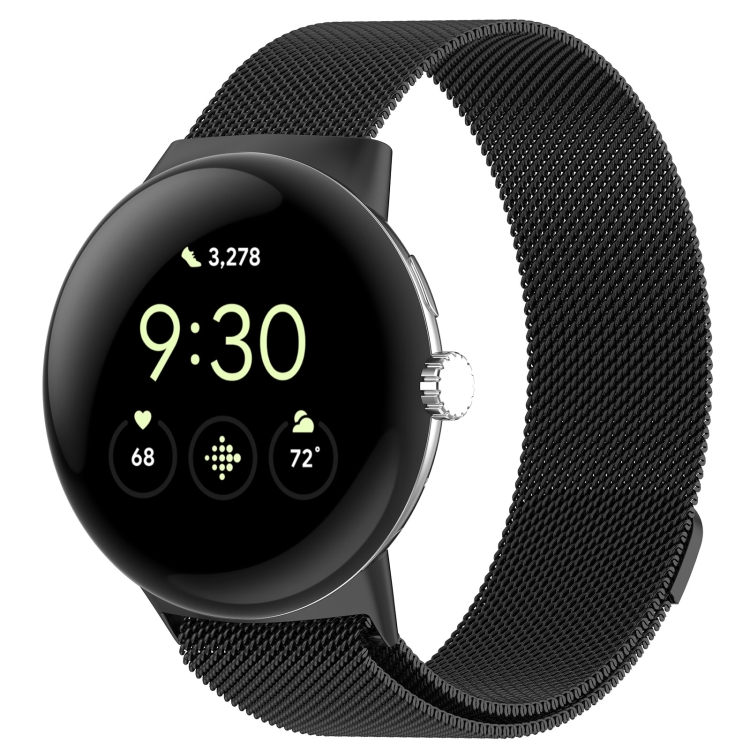 MILANESE Curea Metalică Pentru Google Pixel Watch 3 45mm Negru