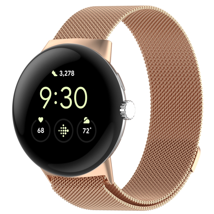 MILANESE Curea Metalică Pentru Google Pixel Watch 3 45mm Auriu Roz