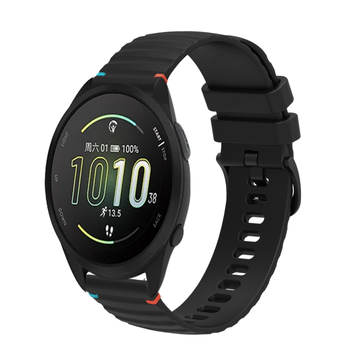 WAVY Curea Din Silicon Pentru Garmin Forerunner 165 Music Black