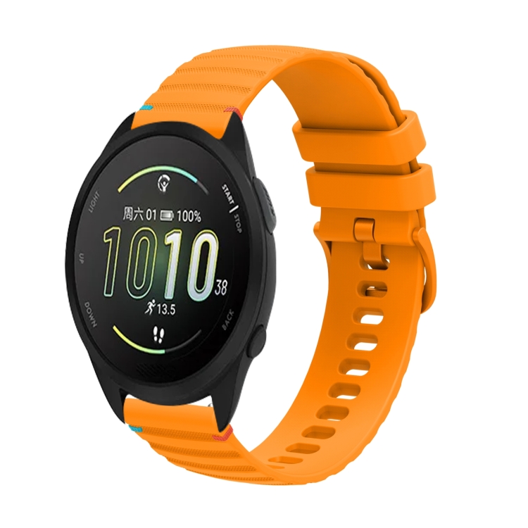 WAVY Curea Din Silicon Pentru Garmin Forerunner 165 Music Orange