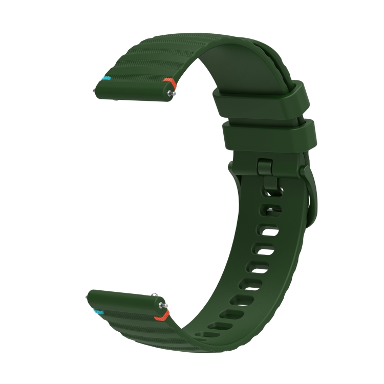 WAVY Curea Din Silicon Pentru Garmin Forerunner 165 Music Verde închis